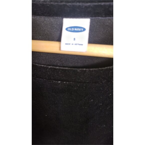 🌿Old Navy Black Velvet Top - Women's Small - Picture 5 of 12